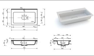 Раковина Style Line Марелла СС-00002368 70см белый